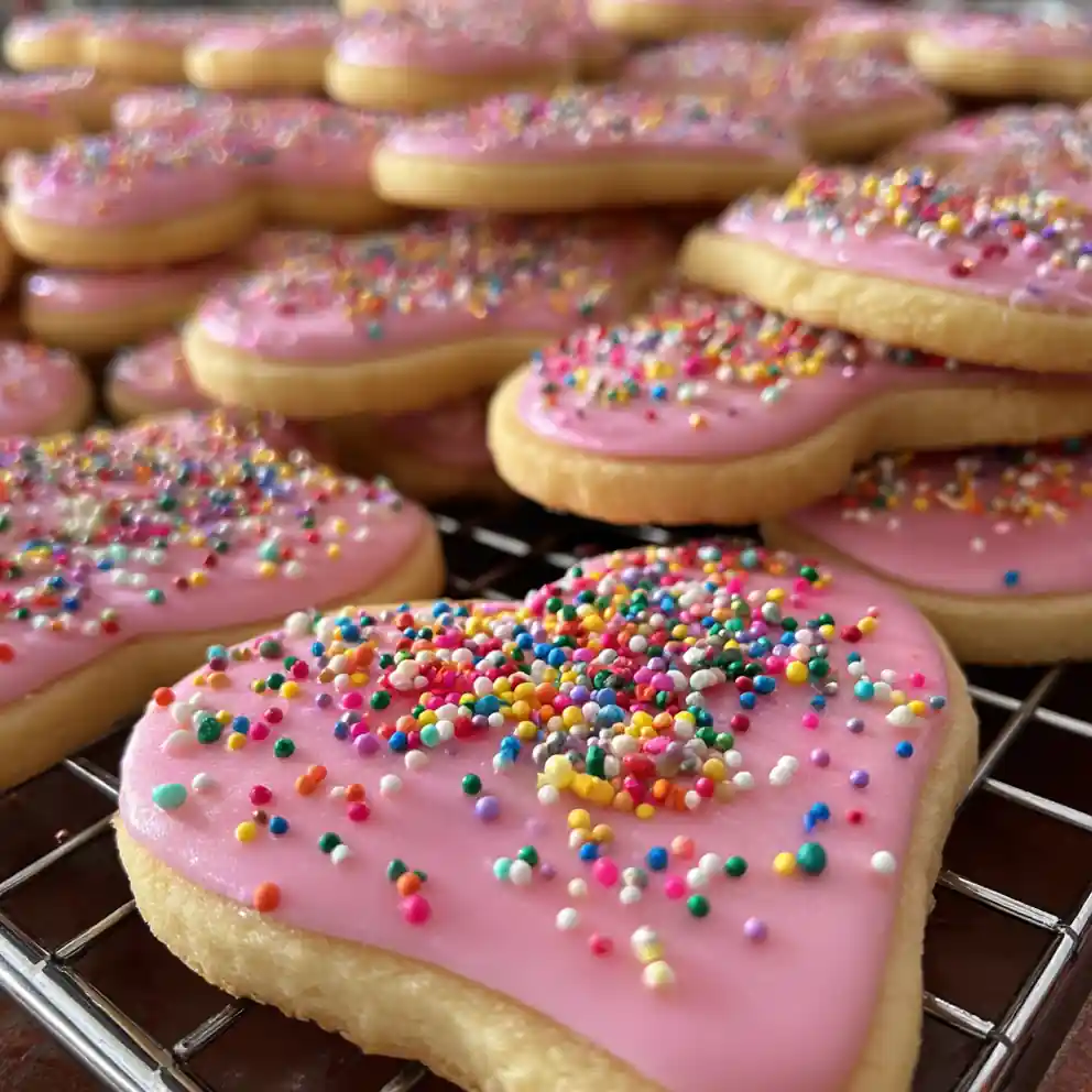 Best Sugar Cookie Recipe Pink Icing Flood With Sprinkles 4 best sugar cookie recipe Pink Icing Flood With Sprinkles