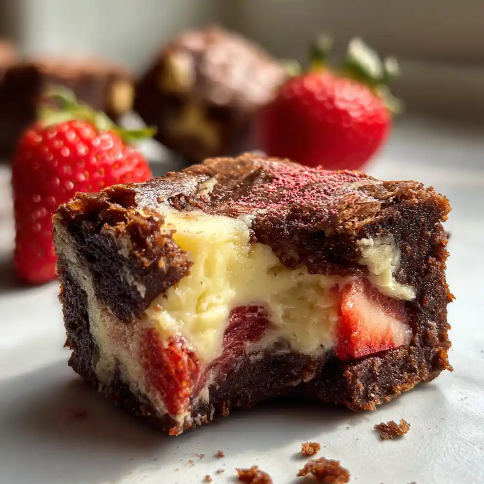 Strawberry Brownies Recipe 4 strawberry brownies recipe
