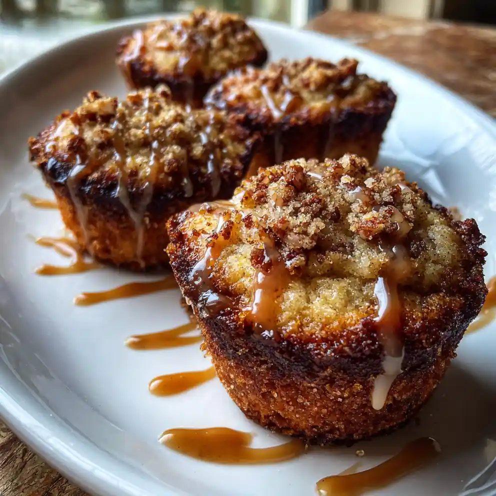 Brown Butter Swirl Cinnamon Applesauce Muffins With Maple Glaze 4 Brown Butter Swirl Cinnamon Applesauce Muffins with Maple Glaze