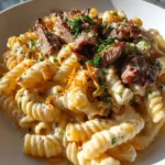 Cajun Steak Rigatoni With Roasted Red Pepper Cream Swirl 6 Cajun Steak Rigatoni With Roasted Red Pepper Cream Swirl 1767835688.233928