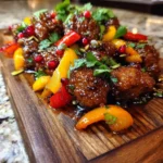 Caramelized Pomegranate Glazed Ground Turkey And Peppers 6 Caramelized Pomegranate Glazed Ground Turkey And Peppers 1767789865.403222