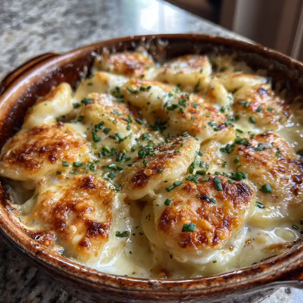 Crockpot Pierogi Casserole With Herbed Chicken Sausage And Sage Browned Butter 1767853615.8103633