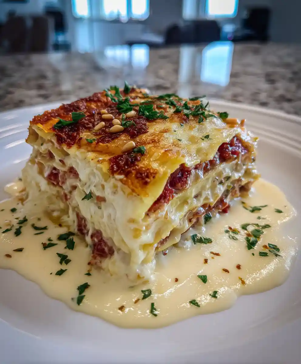 Golden Saffron Béchamel Lasagna 5 Golden Saffron Béchamel Lasagna