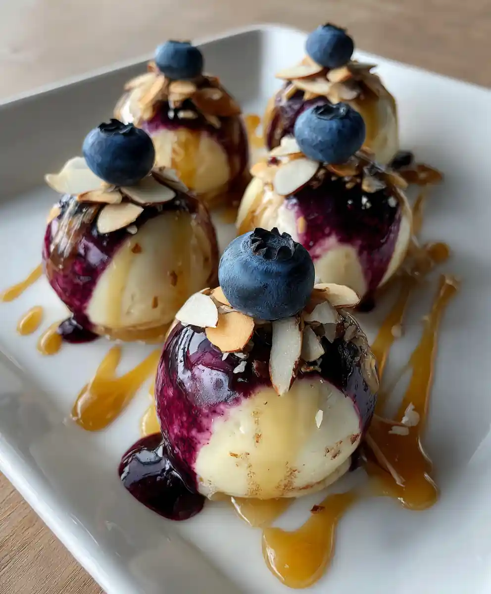 Lemon Curd Centered Blueberry Yogurt Bites 5 Lemon Curd Centered Blueberry Yogurt Bites