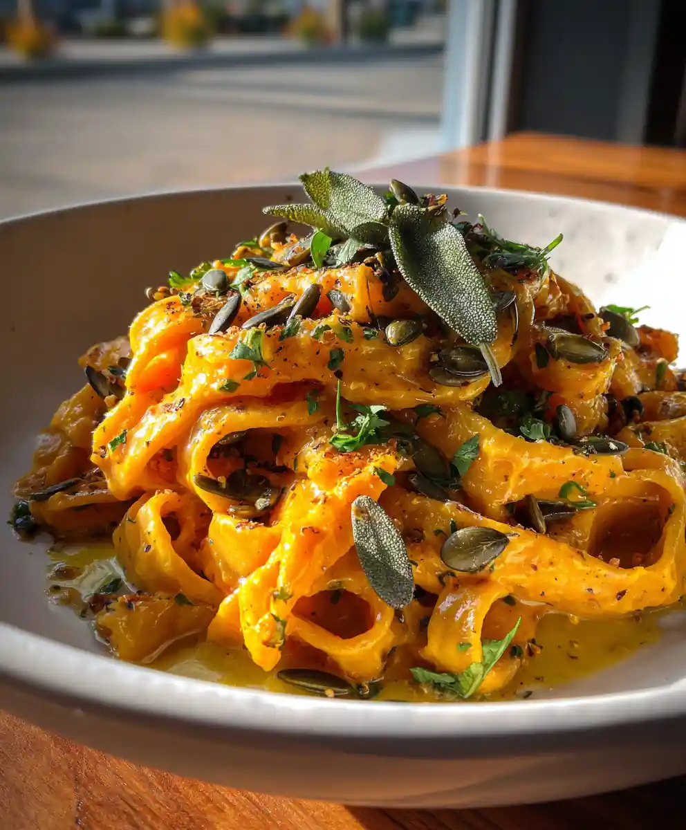 Sage Brown Butter Pumpkin Pasta With Parmesan Cream 5 Sage Brown Butter Pumpkin Pasta with Parmesan Cream