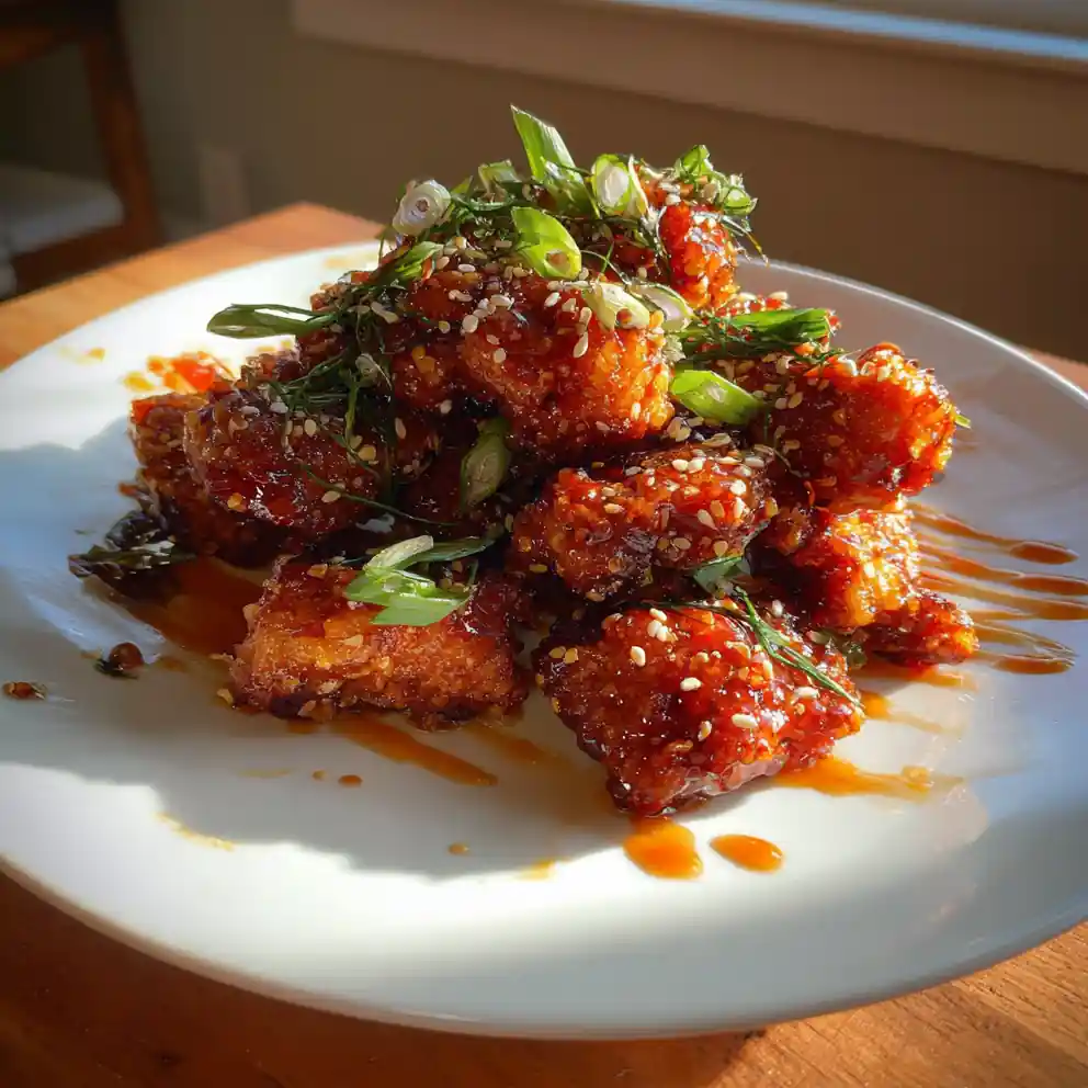 Crispy General Tso'S Chicken With Chili Honey Glaze 4 Crispy General Tso'S Chicken With Chili Honey Glaze