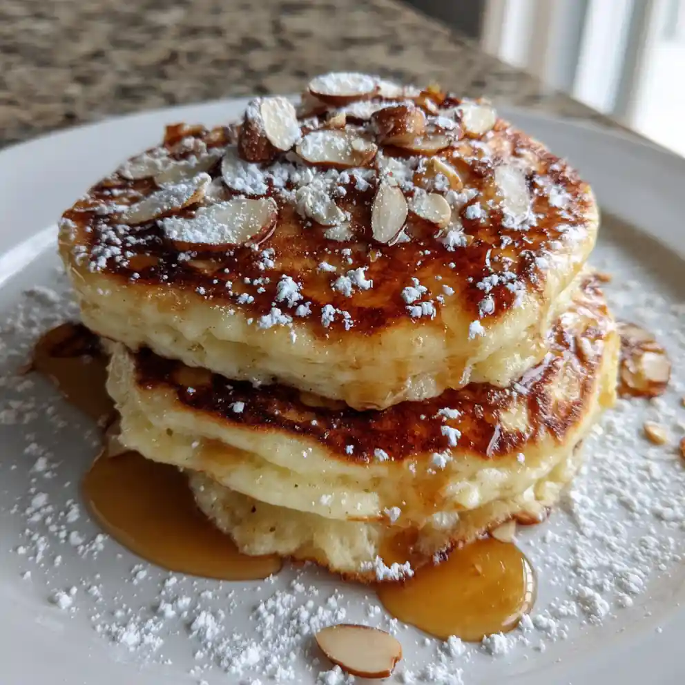 Lemon Zest Cottage Cheese Pancakes With Honey Almond Butter Swirl 4 Lemon Zest Cottage Cheese Pancakes with Honey Almond Butter Swirl
