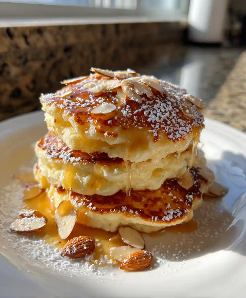 Lemon Zest Cottage Cheese Pancakes With Honey Almond Butter Swirl 5 Lemon Zest Cottage Cheese Pancakes with Honey Almond Butter Swirl