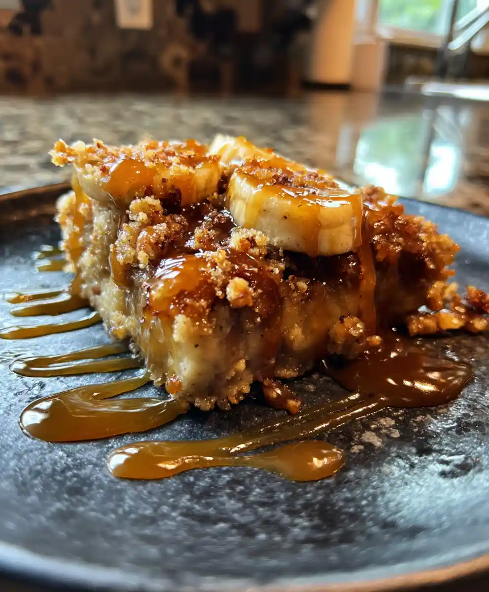 Maple Caramel Banana Cobbler With Toasted Coconut Crumble 5 Maple Caramel Banana Cobbler With Toasted Coconut Crumble