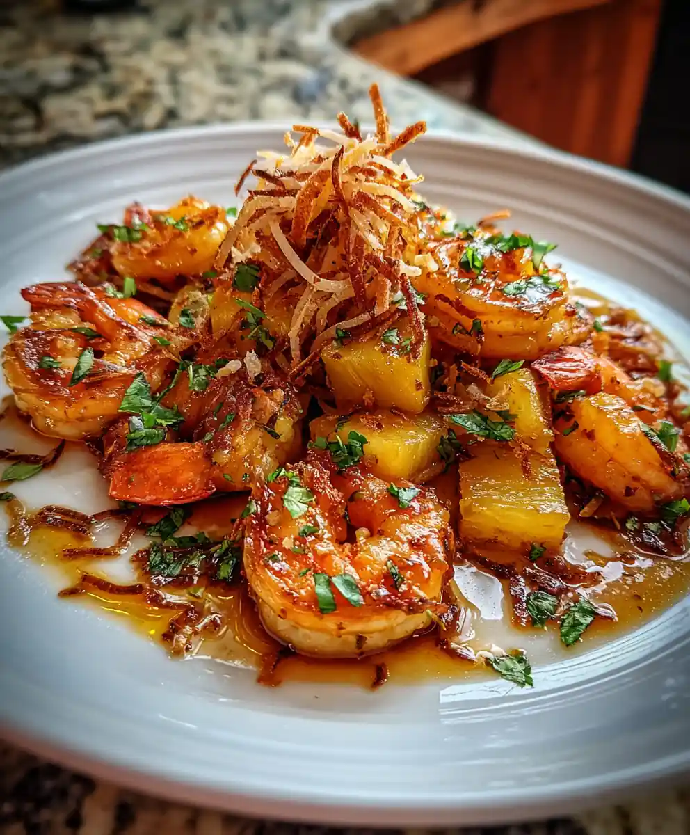 Pineapple Shrimp With Sweet Chili Coconut Lime Glaze 5 Pineapple Shrimp With Sweet Chili Coconut Lime Glaze
