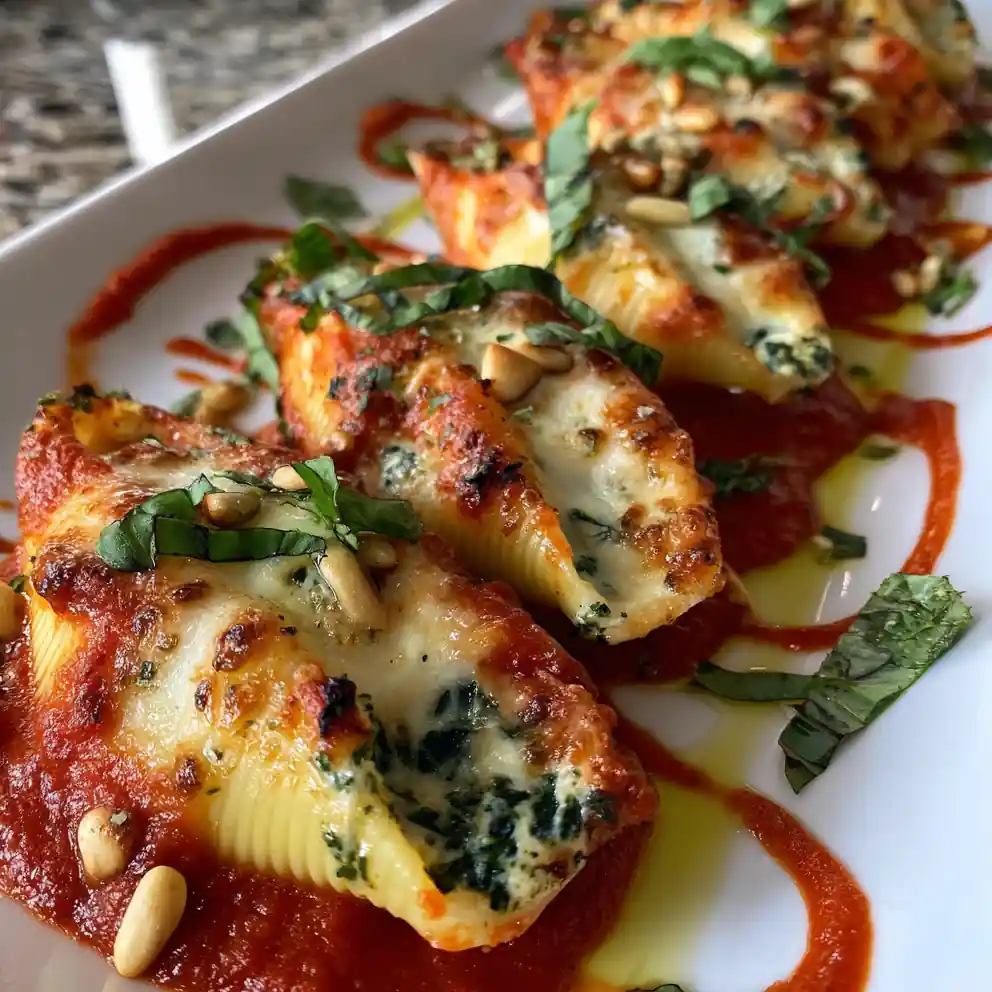 Easy Spinach Ricotta Stuffed Shells – A Healthy Veggie Dinner 4 Easy Spinach Ricotta Stuffed Shells – A Healthy Veggie Dinner