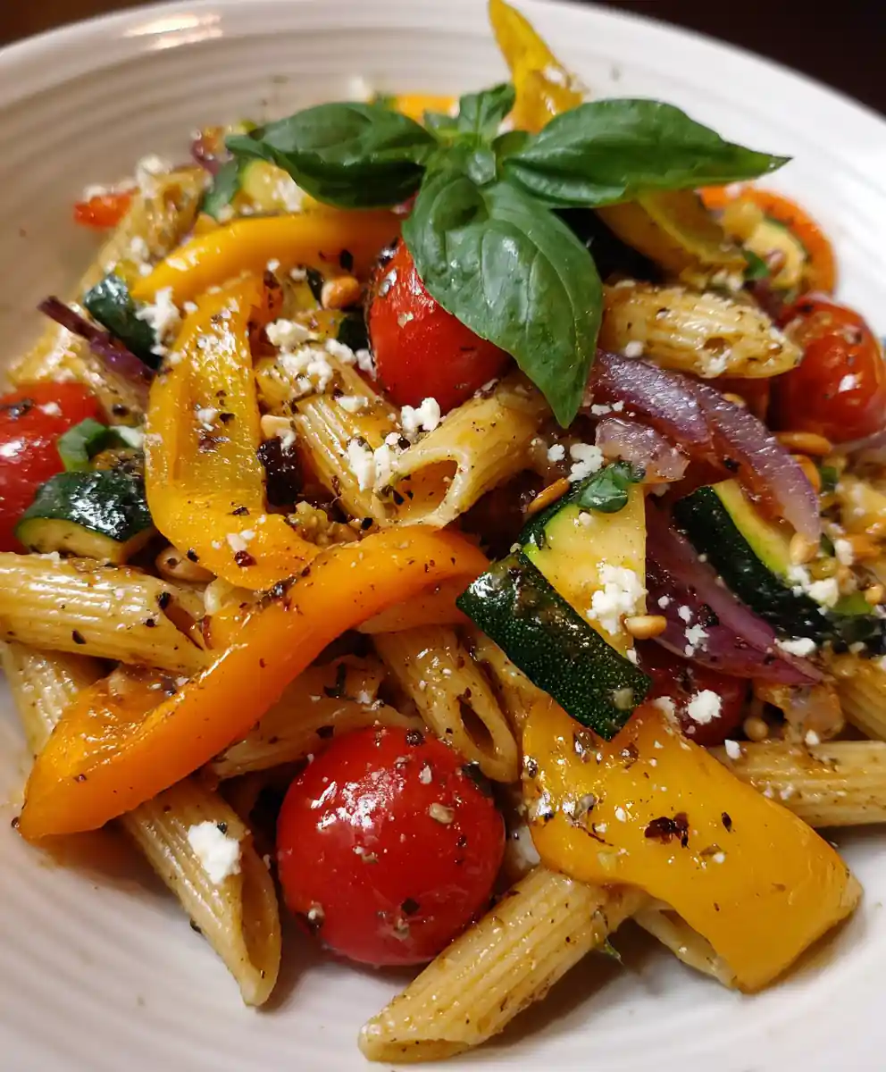 Feta & Roasted Veggie Pasta 5 Feta & Roasted Veggie Pasta