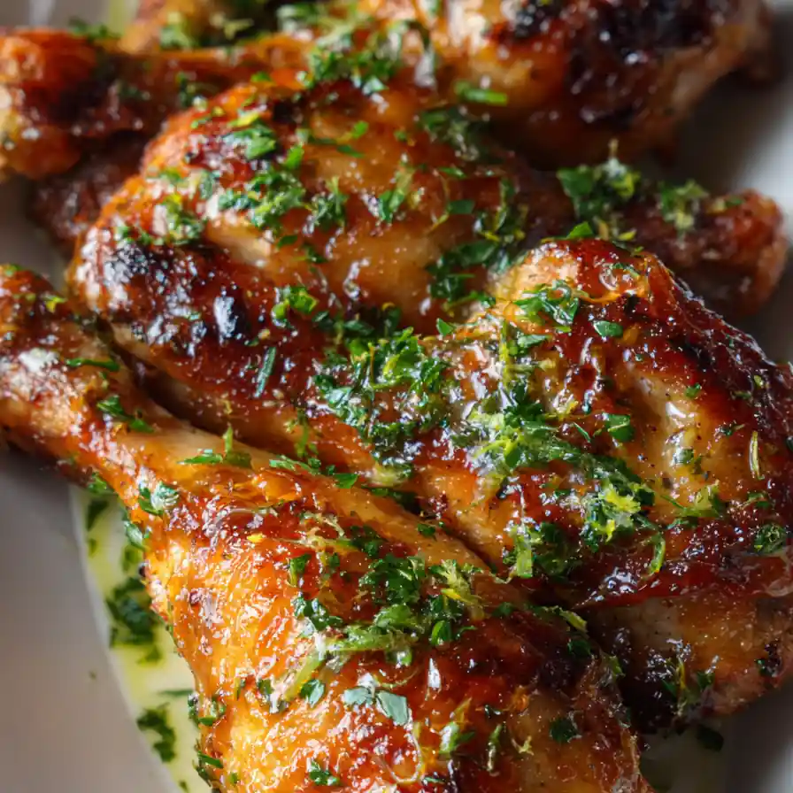 Garlic Parmesan Chicken Legs 4 Garlic Parmesan Chicken Legs