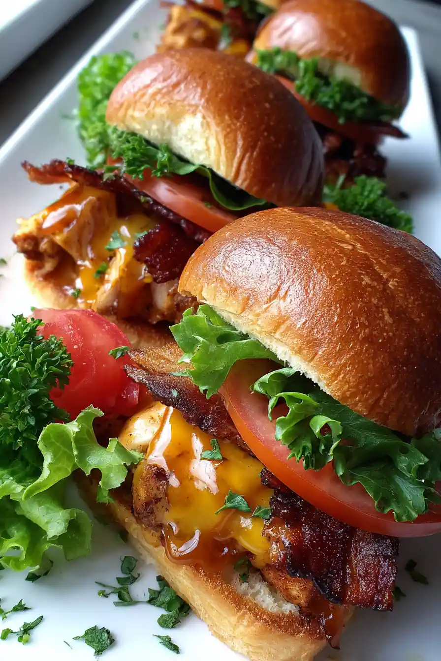 Honey Mustard Blt Chicken Sliders 5 Honey Mustard Blt Chicken Sliders