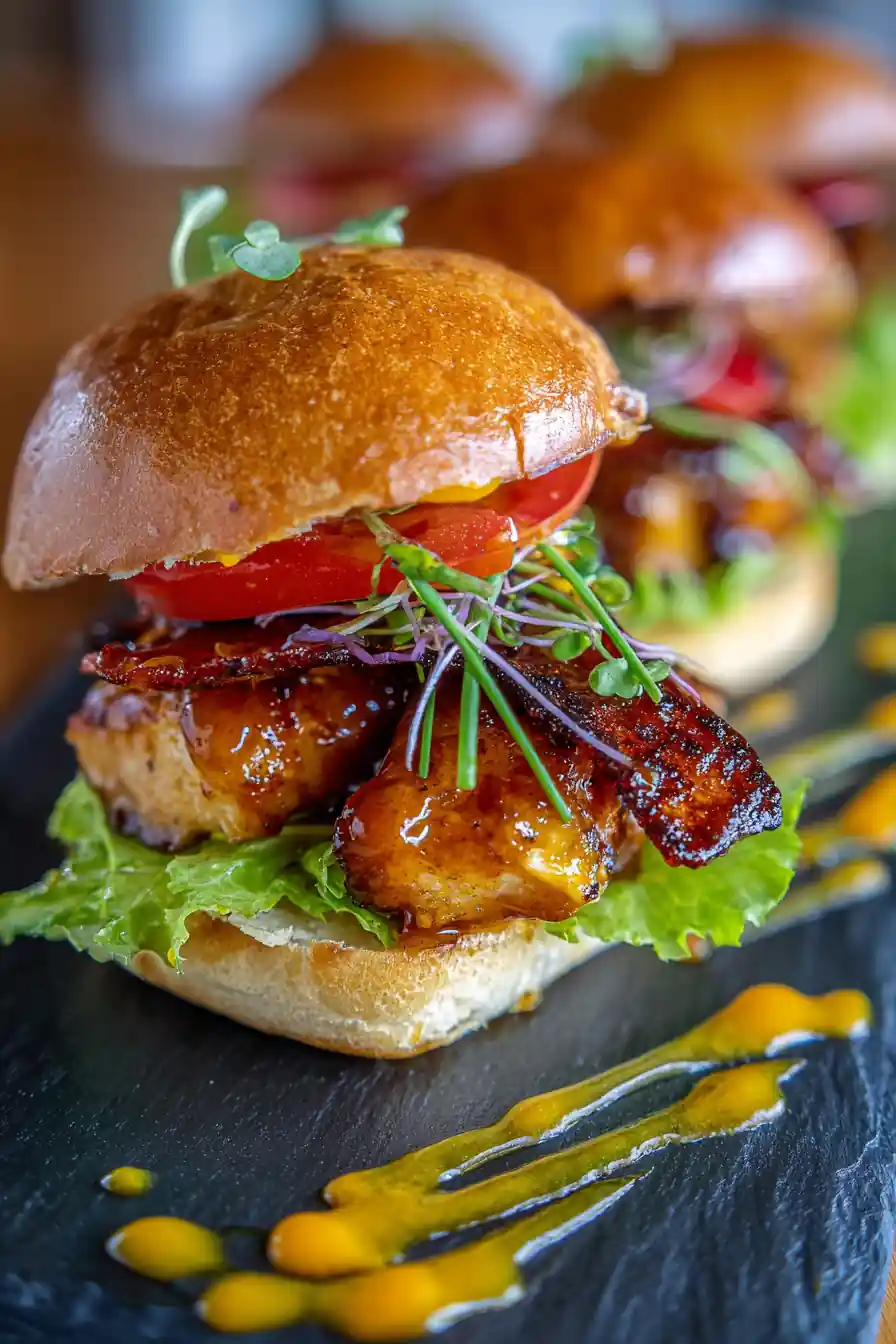 Irresistible Honey Mustard Chicken Sliders 5 Irresistible Honey Mustard Chicken Sliders