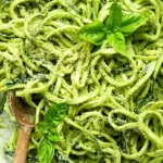 Raw Avocado Pesto Zucchini Noodles 4 Raw Avocado Pesto Zucchini Noodles