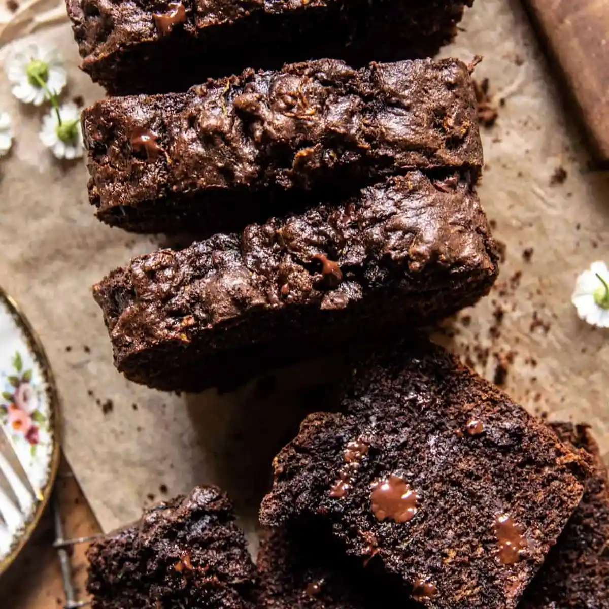 Rich Double Chocolate Zucchini Loaf 3 Recipe image