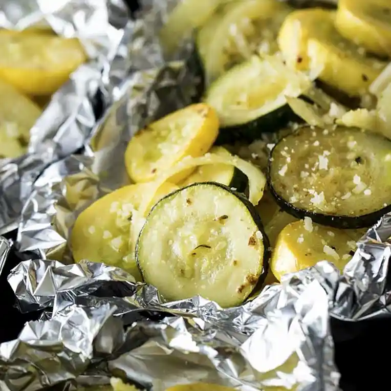 Grilled Zucchini and Squash Foil Packets
