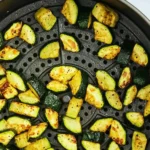 Golden Air Fried Zucchini Bites 4 Golden Air Fried Zucchini Bites