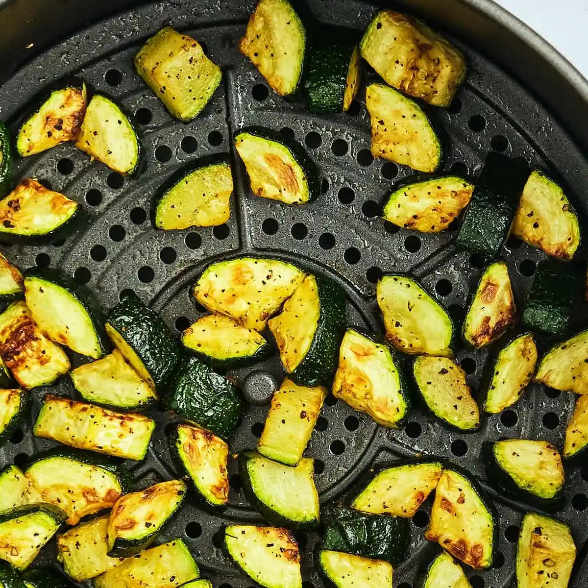 Golden Air Fried Zucchini Bites 3 Recipe image