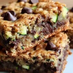 Chewy Zucchini Chocolate Chip Dessert Bars 4 Chewy Zucchini Chocolate Chip Dessert Bars