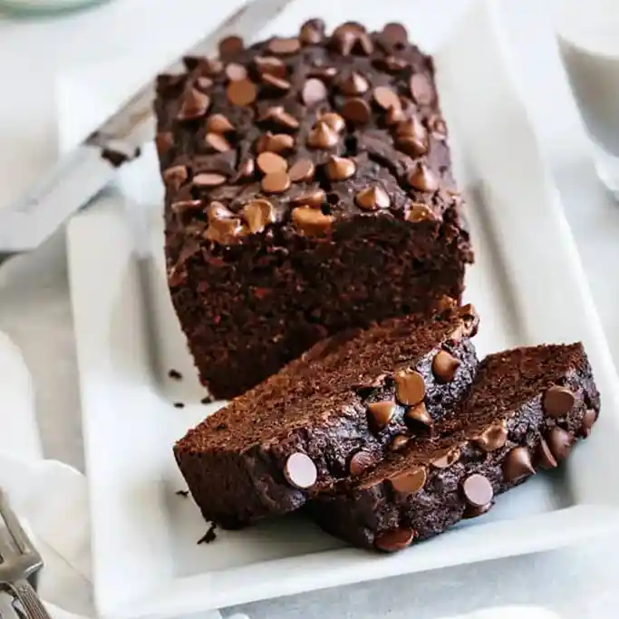 Grain-Free Chocolate Zucchini Loaf 3 Recipe image