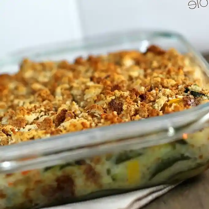 Savory Zucchini and Summer Squash Casserole 3 Recipe image