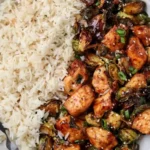 Air Fryer Sweet Chili Chicken and Brussels Sprouts 4 Air Fryer Sweet Chili Chicken and Brussels Sprouts