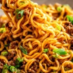 Quick Asian Ground Beef Noodles 4 Quick Asian Ground Beef Noodles