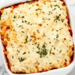 Cheesy Meatless Baked Ziti 4 Cheesy Meatless Baked Ziti