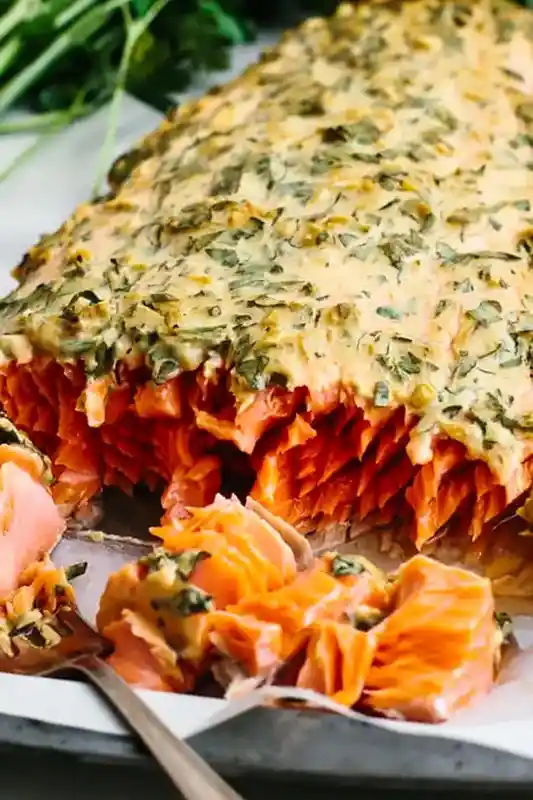 Tangy Dijon Baked Salmon 3 Recipe image