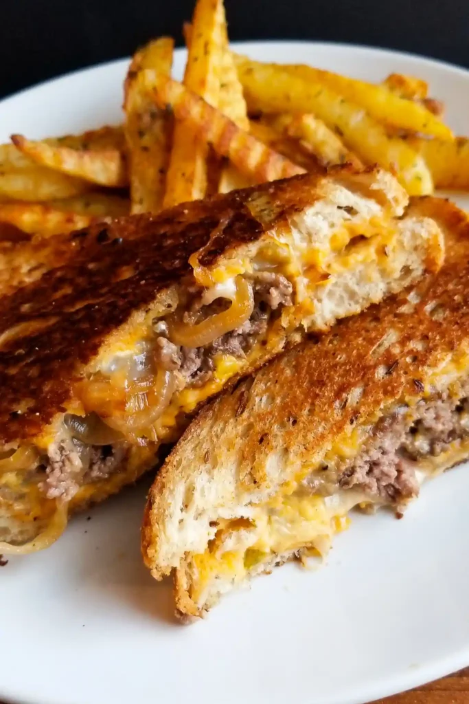 Savory Beef Patty Melts with Caramelized Onions