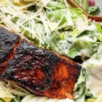 Blackened Salmon Caesar Salad 4 Blackened Salmon Caesar Salad