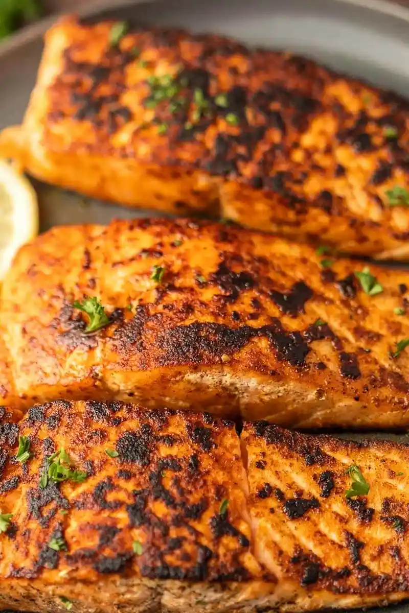 Blackstone Blackened Salmon 3 Recipe image
