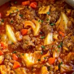 Hearty Unstuffed Cabbage Roll Soup 4 Hearty Unstuffed Cabbage Roll Soup