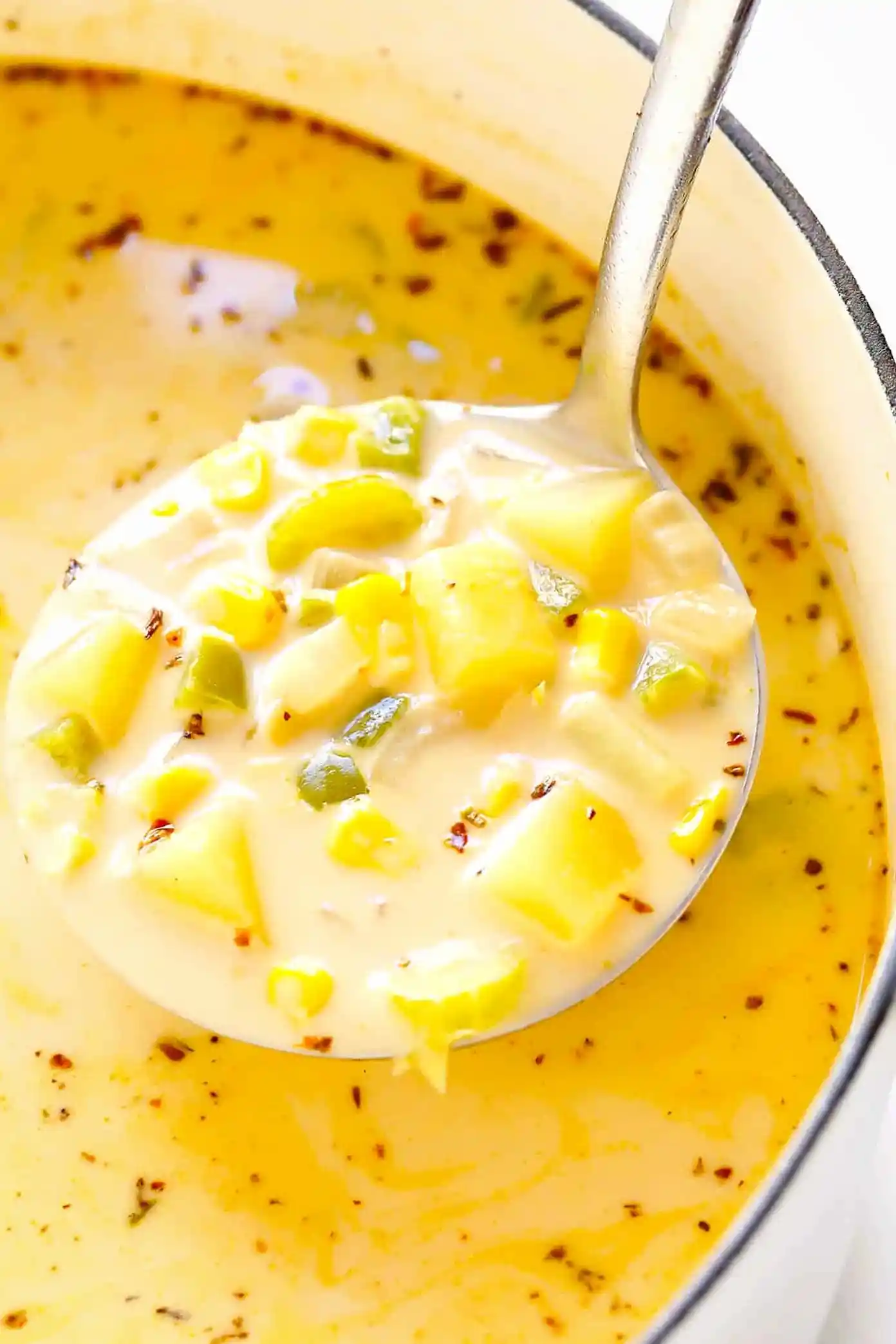Zesty Cajun Corn Chowder with Lentils 3 Recipe image