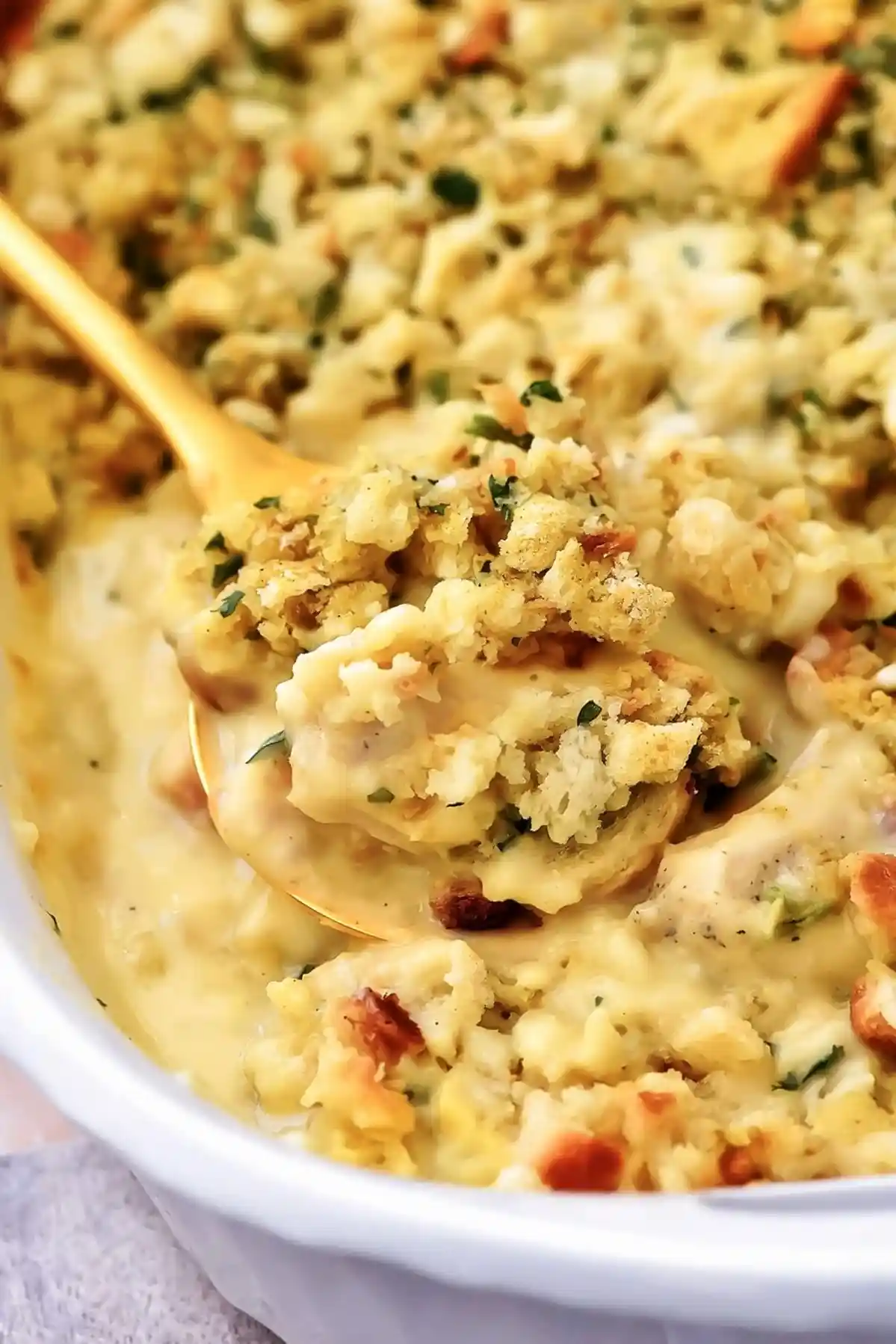 Comforting Chicken and Stuffing Casserole 3 Recipe image