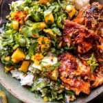 Chili Onion Crisp Salmon Bowl with Avocado Mango Salsa 4 Chili Onion Crisp Salmon Bowl with Avocado Mango Salsa