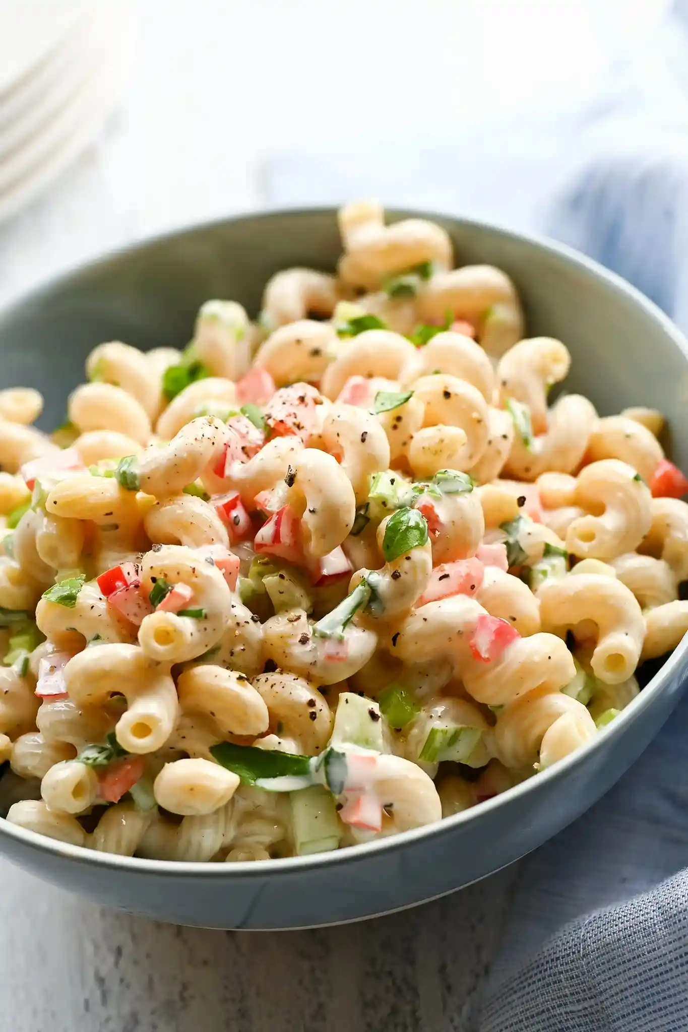 Creamy Vegetable Macaroni Salad 3 Recipe image