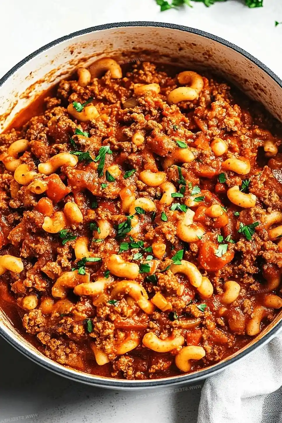 Hearty Beef and Macaroni Goulash 3 Recipe image