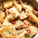 Creamy Chicken Penne Pasta with Garlic and Parmesan 4 Creamy Chicken Penne Pasta with Garlic and Parmesan
