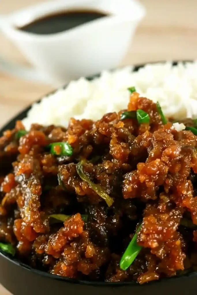 Crispy Savory Mongolian Beef
