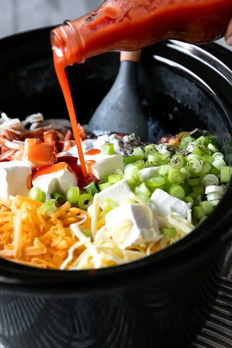 Slow Cooker Buffalo Chicken Dip 3 Recipe image