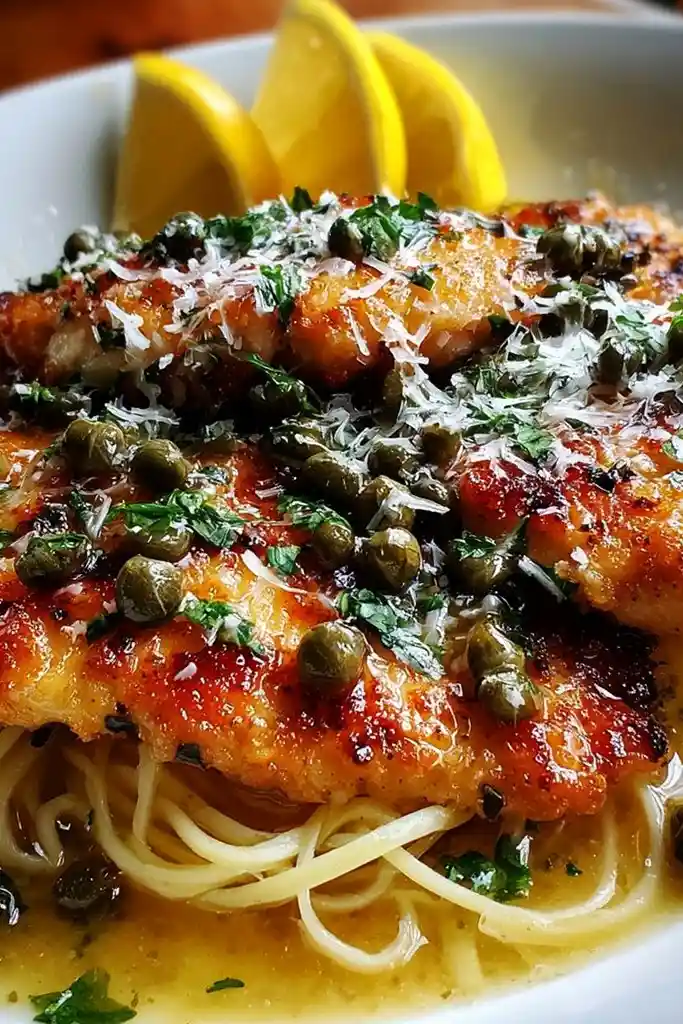 Slow Cooker Lemony Chicken Piccata 3 Recipe image