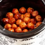 Slow Cooker Honey Garlic Meatballs 4 Slow Cooker Honey Garlic Meatballs