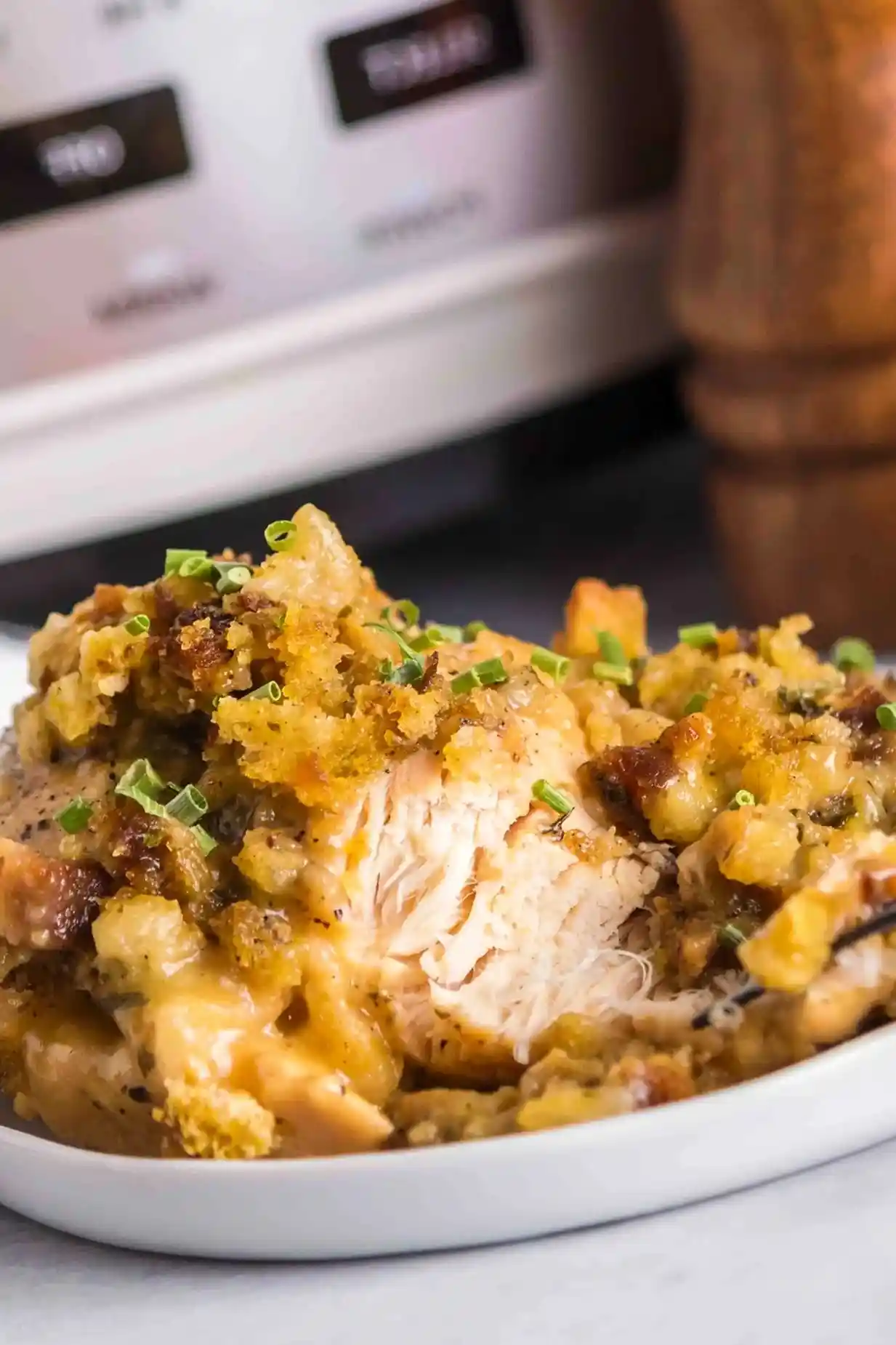 Slow Cooker Chicken and Stuffing 3 Recipe image