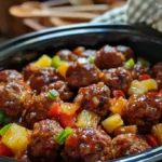 Slow Cooker Tropical Hawaiian Meatballs 4 Slow Cooker Tropical Hawaiian Meatballs