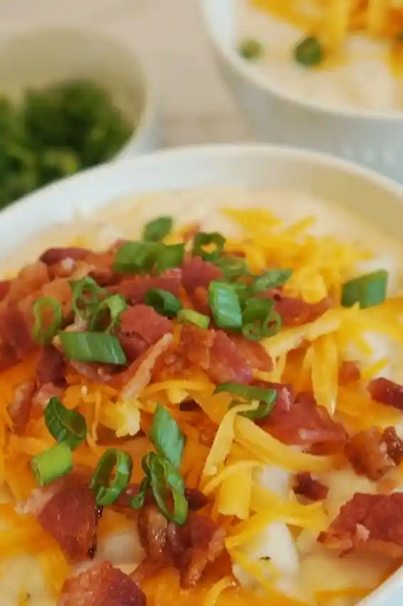 Slow Cooker Potato Soup with Frozen Hash Browns