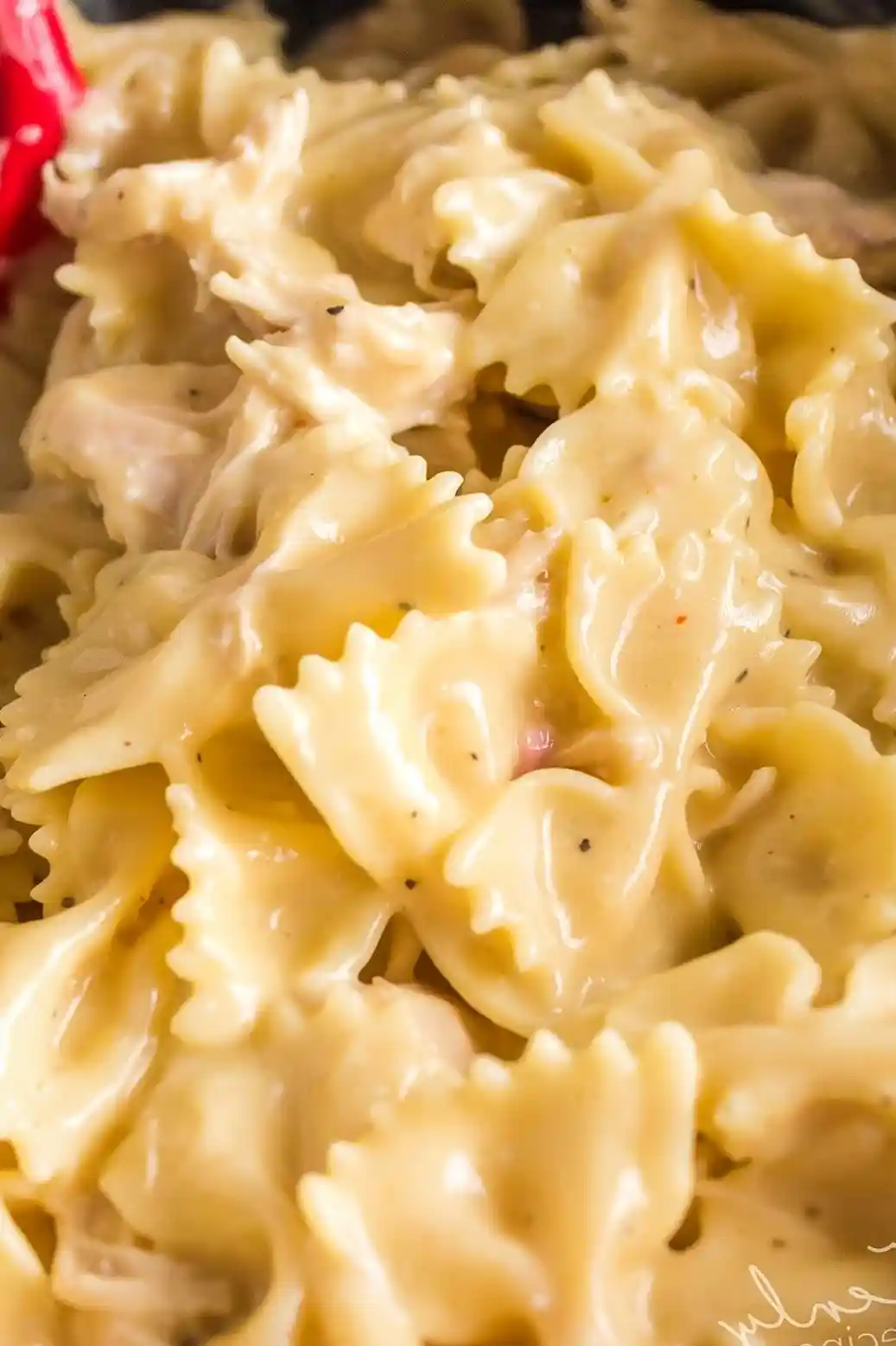 Creamy Zesty Italian Slow Cooker Chicken Pasta 3 Recipe image