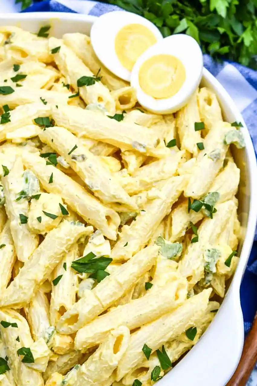 Deviled Egg Pasta Salad 3 Recipe image